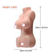 Half body 3D TPE sex doll vagina breast anus sex toy for men masturbating invented by Automatic Woman
